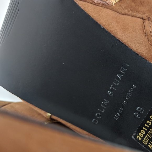 Colin Stuart High Heel Peep Toe Booties - Picture 7 of 8